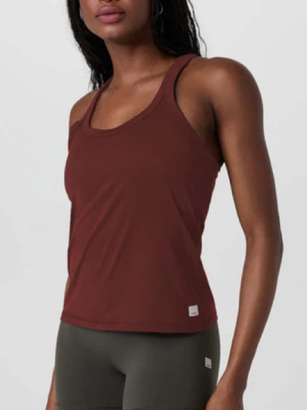 Vuori burgandy Engery Racerback top - Picture 3 of 7